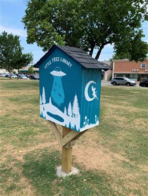 Main Memorial Park - Newly installed Little Library