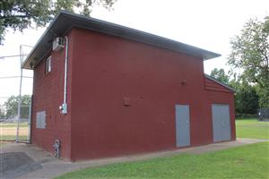 Photo of the Field House at Sperling Park.